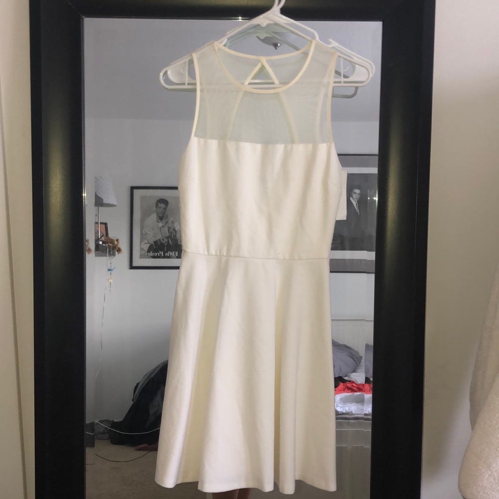 white dress